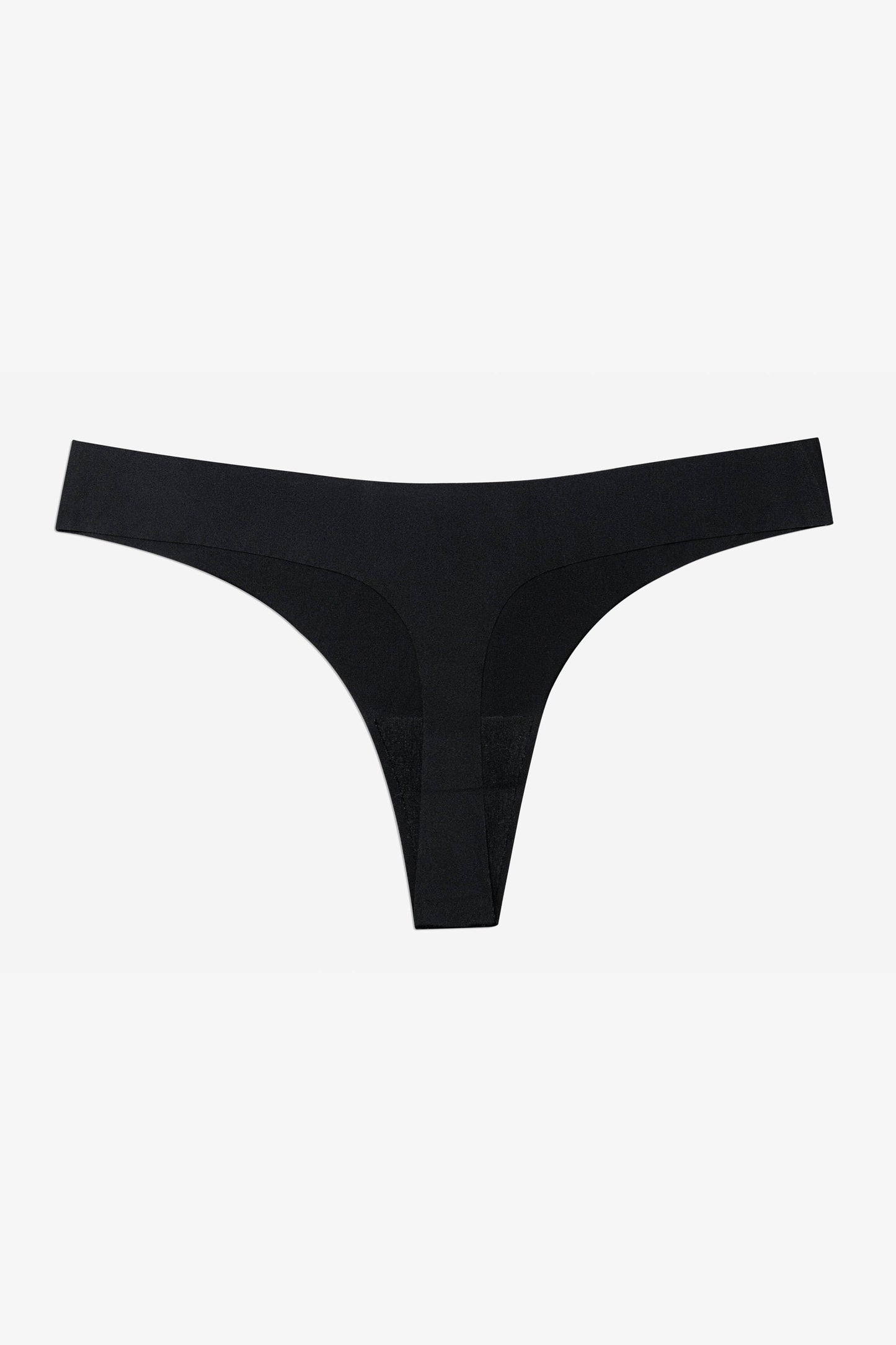 Black Like Nothing Thong - for dame - Famme - Thong