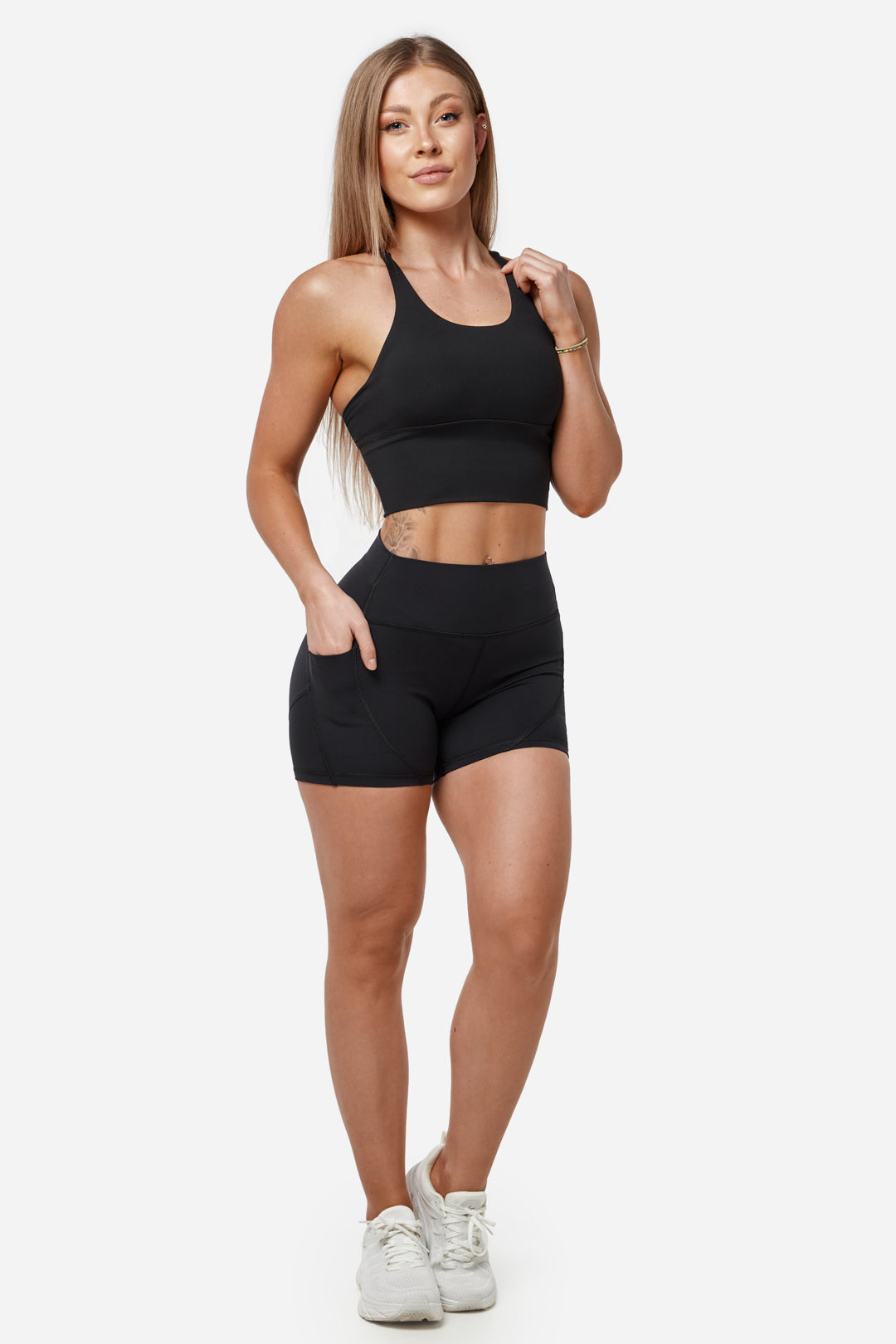 Extended Sports Bra - Sports bh for dame - Grå - Famme