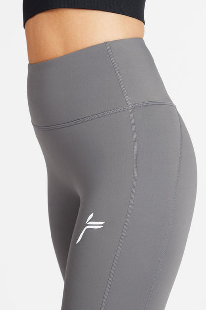 Grey Gym Tights - for dame - Famme - Leggings